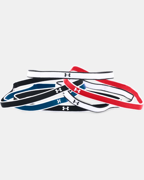 Women's UA Mini Headbands - 6 Pack in Red image number 2